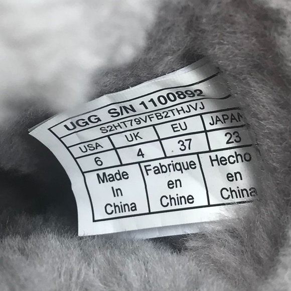 UGG Cozette Oyster Slide Sandals 1100892 Size 6 - Picture 10 of 10